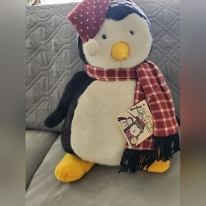 Mummford the penguin Hugsy Joey Debbie Mum original vintage plush VTG 90s